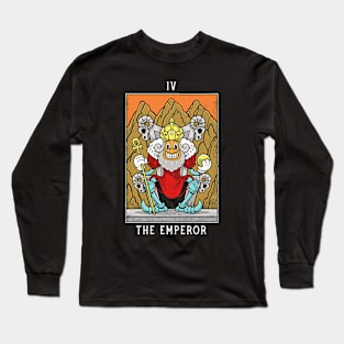 Emperor - Mystical Medleys - Vintage Rubber Hose Cartoon Tarot Long Sleeve T-Shirt